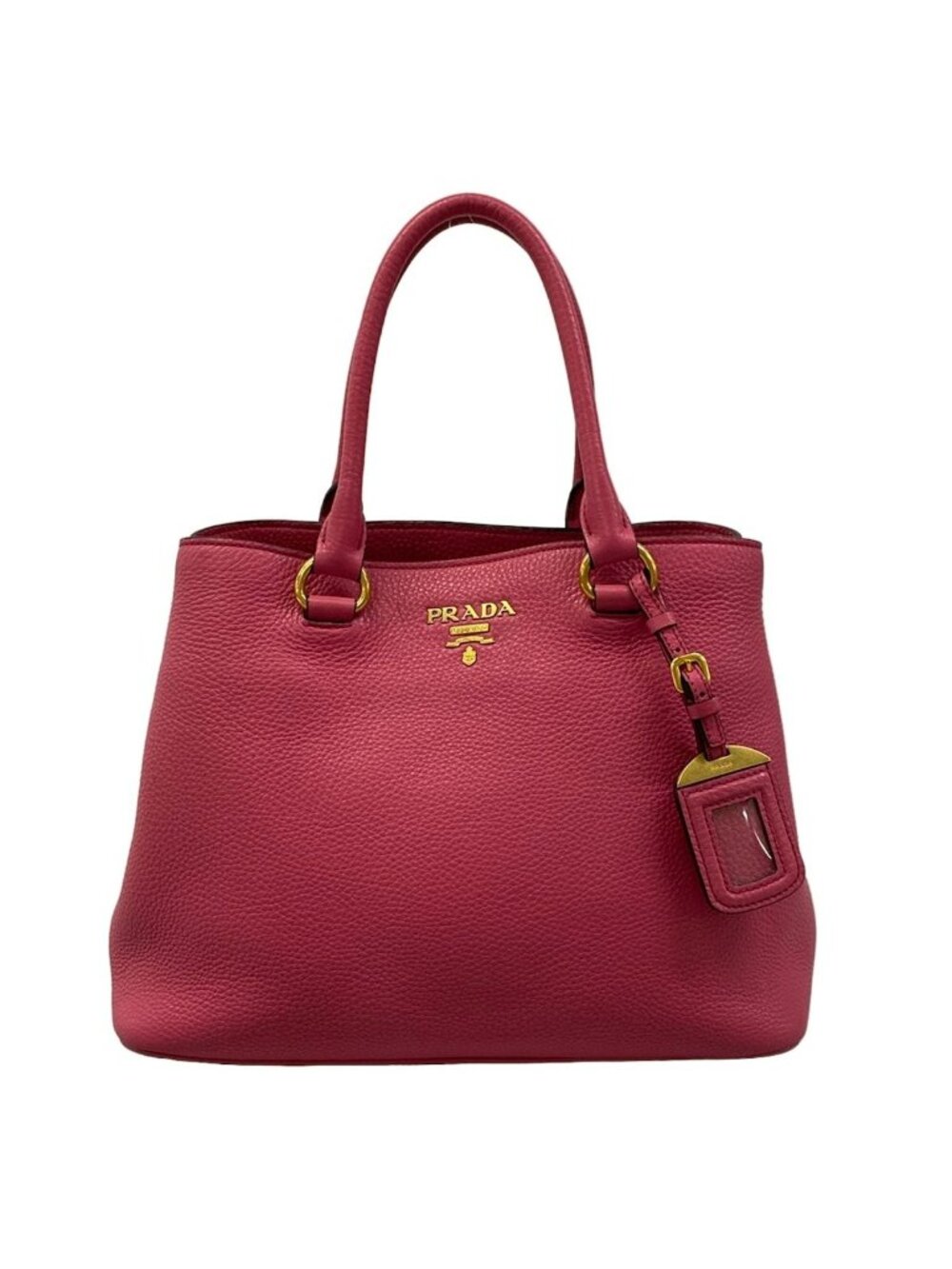 Prada Tote Bag Pink Leather